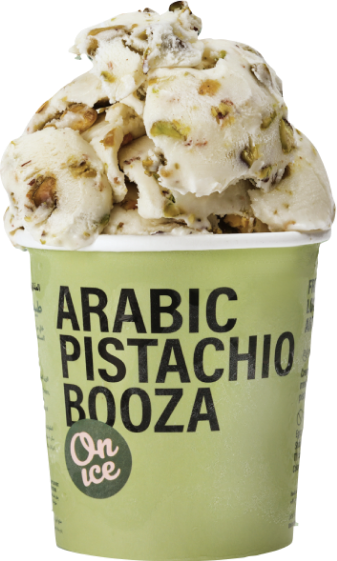 Arabic Pistachio Booza in cup