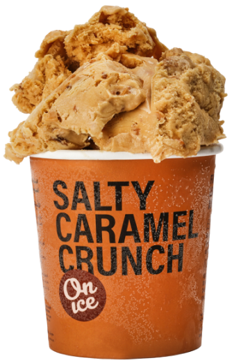 Salty Caramel Crunch in cup