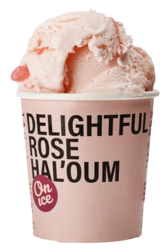 Delightful Rose Hal’oum in cup